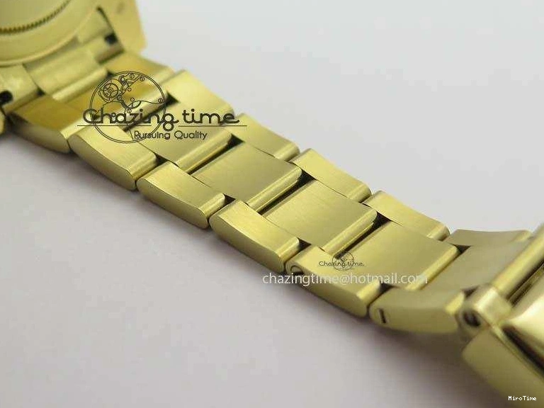 MiroTime 0216 SportInspired GMT-Master II 116718LN YG Bp-Maker Green Dial Ceramic Bezel On YG Bracelet A 3777